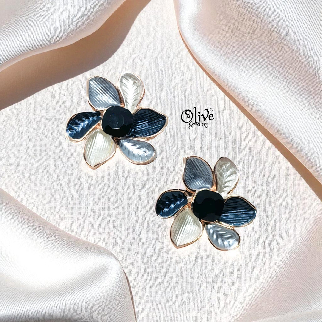Enamel Earrings-988