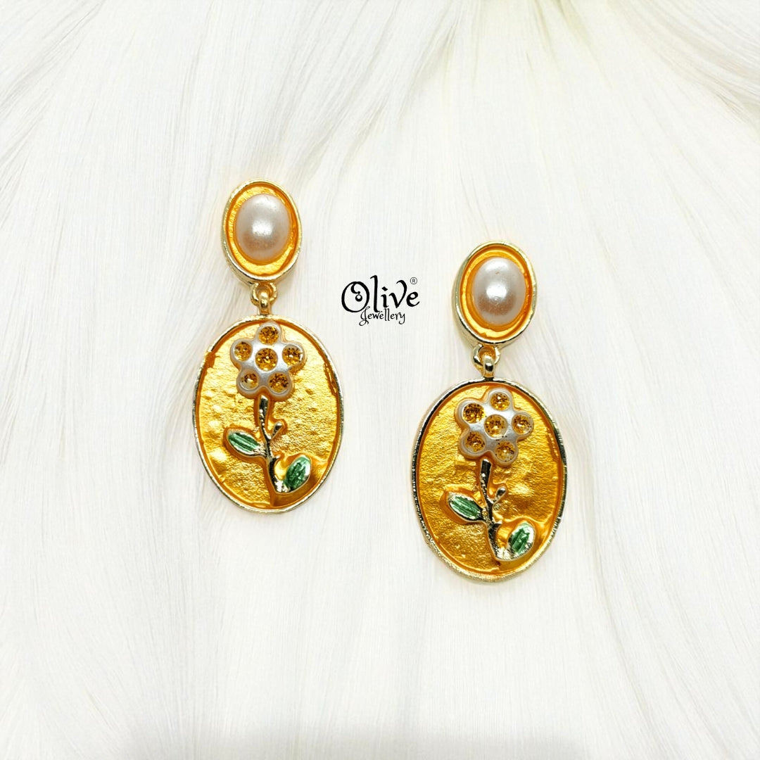 Enamel Earrings-1005