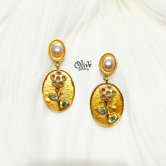Enamel Earrings-1005