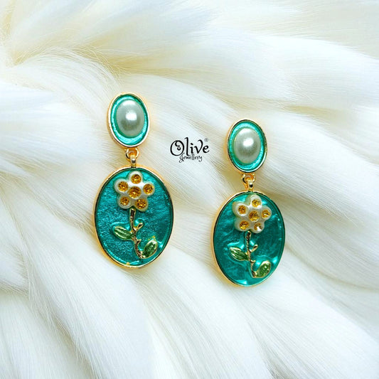 Enamel Earrings-1005