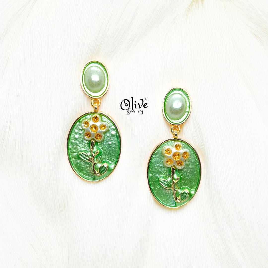 Enamel Earrings-1005