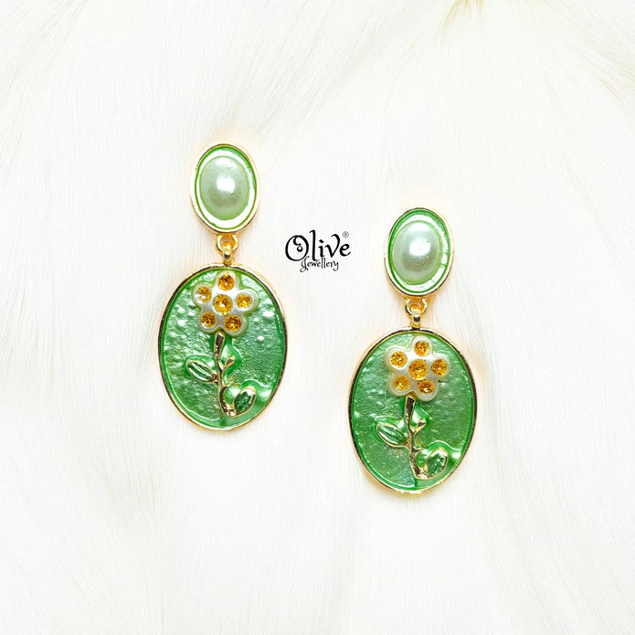 Enamel Earrings-1005