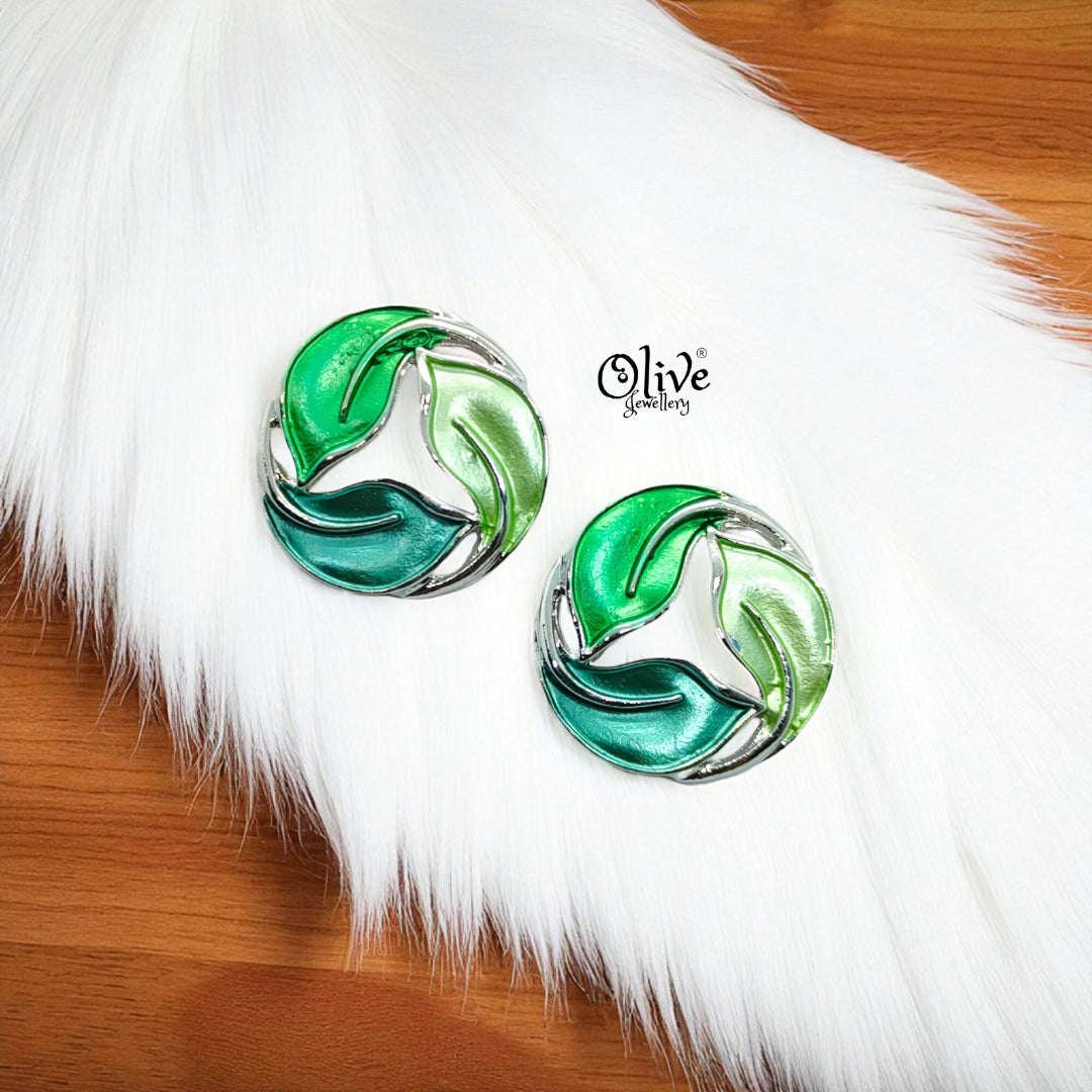 Enamel Earrings-1017