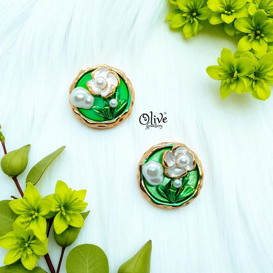 Enamel Earrings-1022