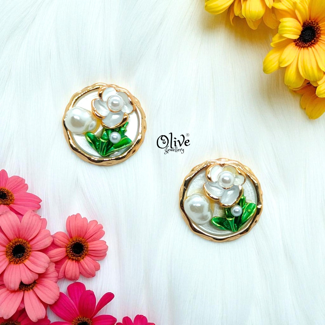 Enamel Earrings-1022