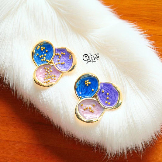 Enamel Earrings-1043