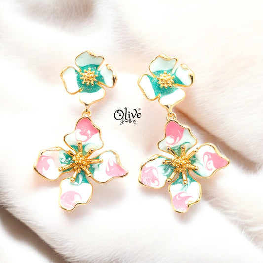 Enamel Earrings-1049