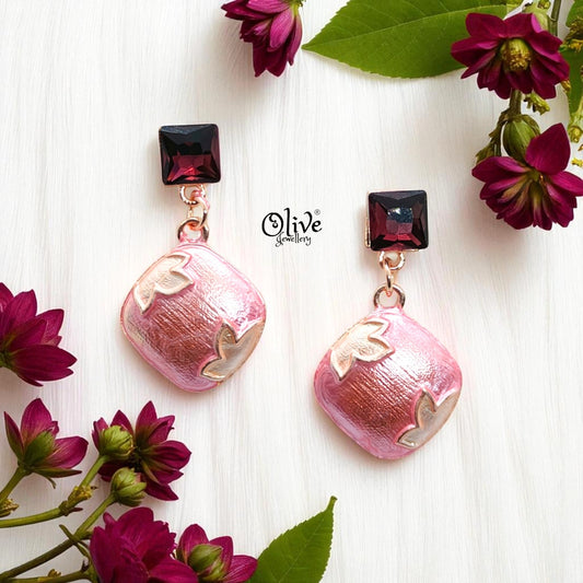Enamel Earrings-1076