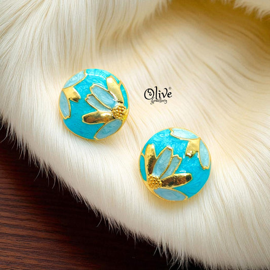 Enamel Earrings-1120