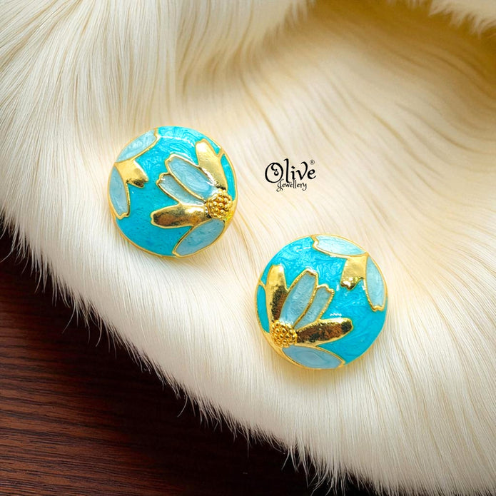 Enamel Earrings-1120