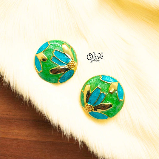 Enamel Earrings-1120