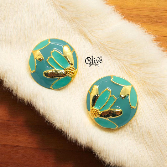 Enamel Earrings-1126