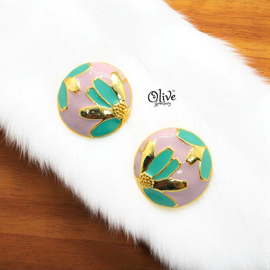 Enamel Earrings-1126