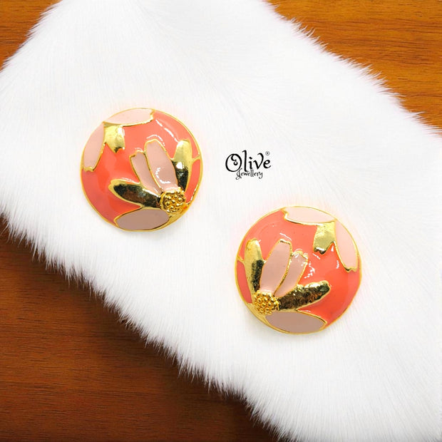Enamel Earrings-1126
