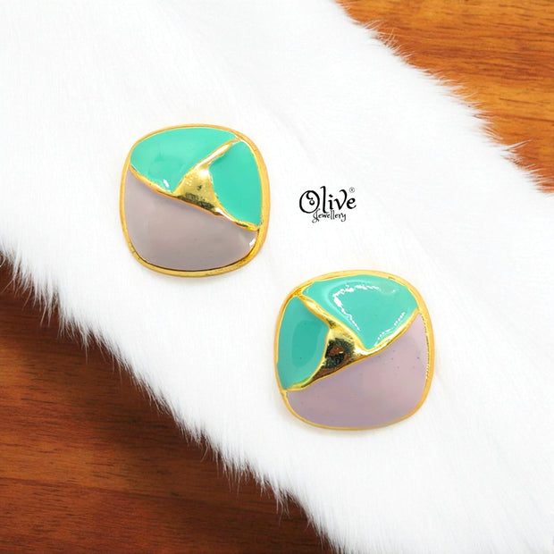 Enamel Earrings-1131