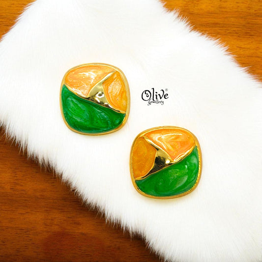Enamel Earrings-1136