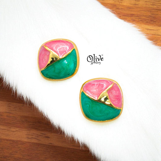 Enamel Earrings-1136