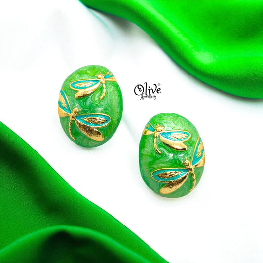 Enamel Earrings-1142