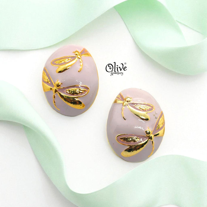 Enamel Earrings -435
