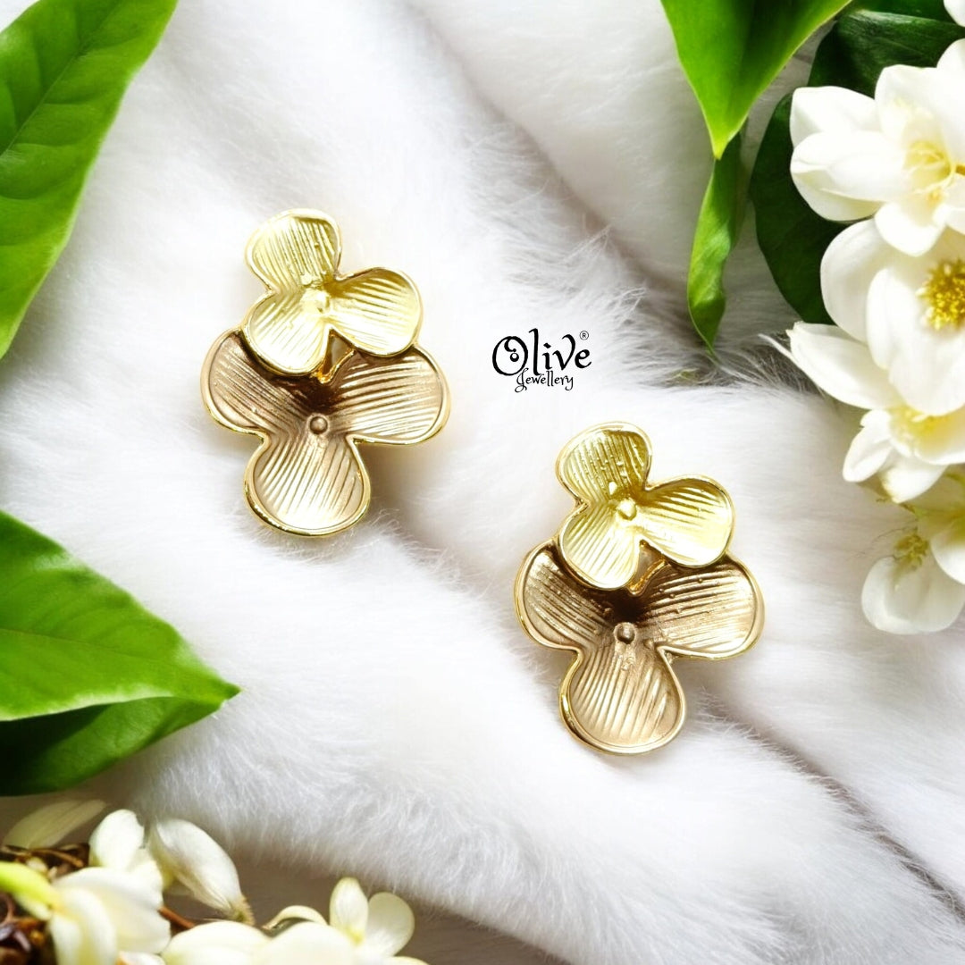 Enamel Earrings - 1197