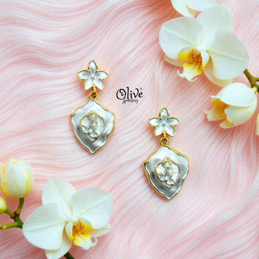 Enamel Earrings -1227