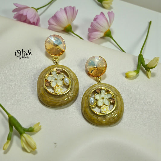 Enamel Earrings -1239