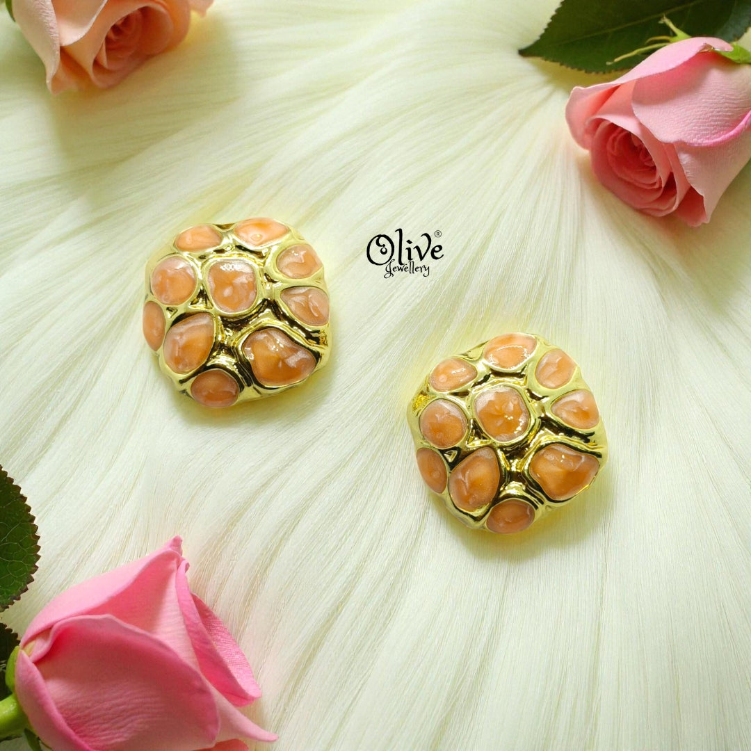 Enamel Earrings -1245