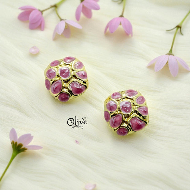 Enamel Earrings -1245