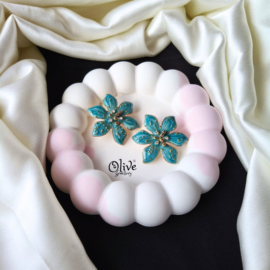 Enamel Earrings -1254