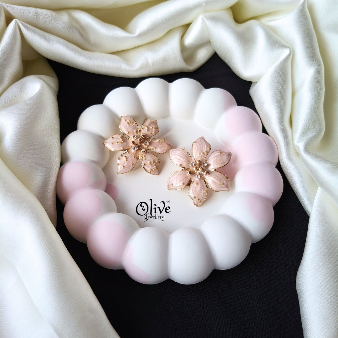 Enamel Earrings -1254