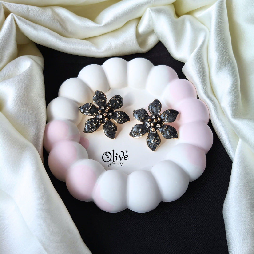 Enamel Earrings -1254