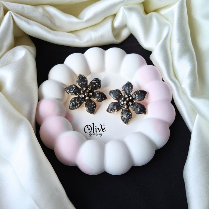 Enamel Earrings -1254