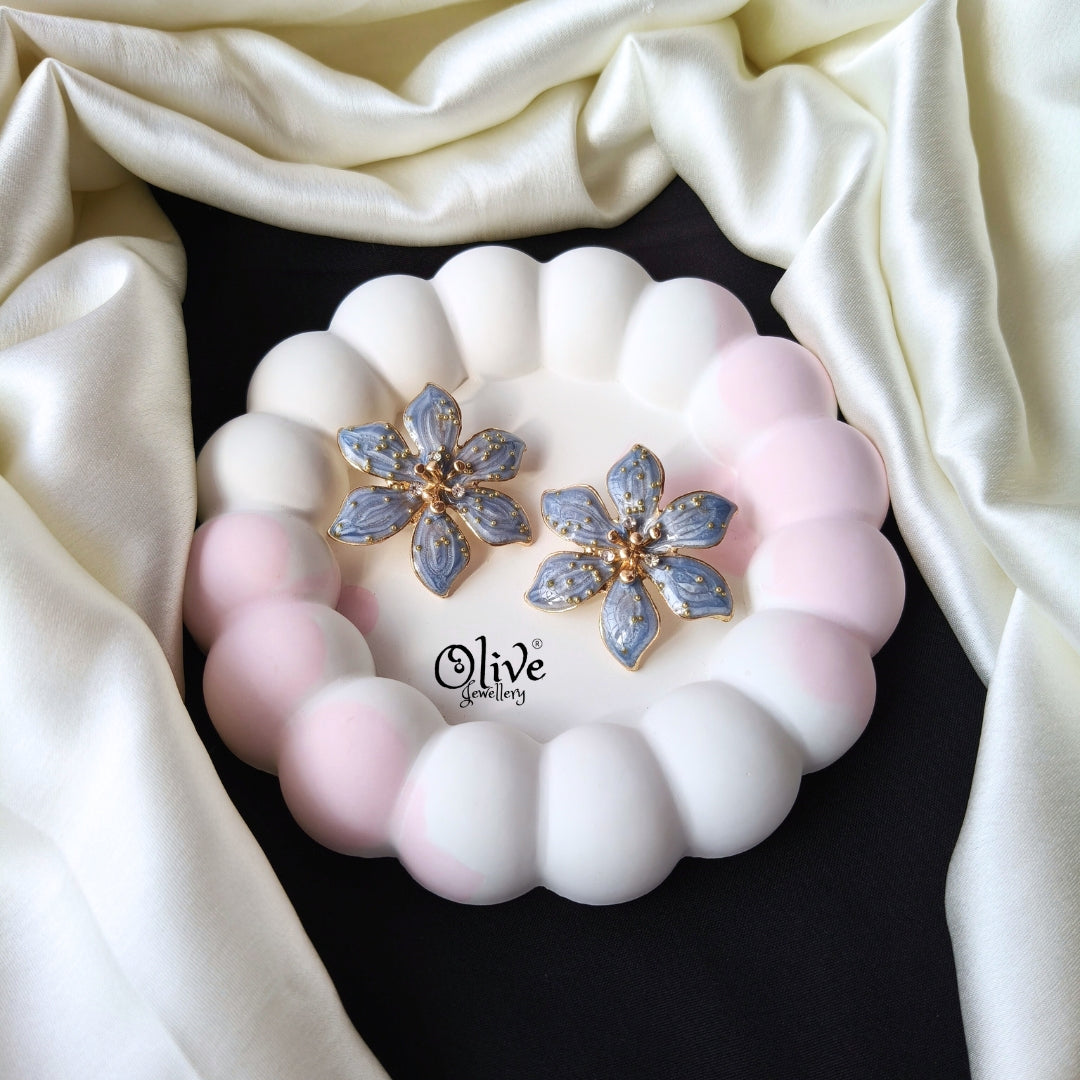 Enamel Earrings -1254