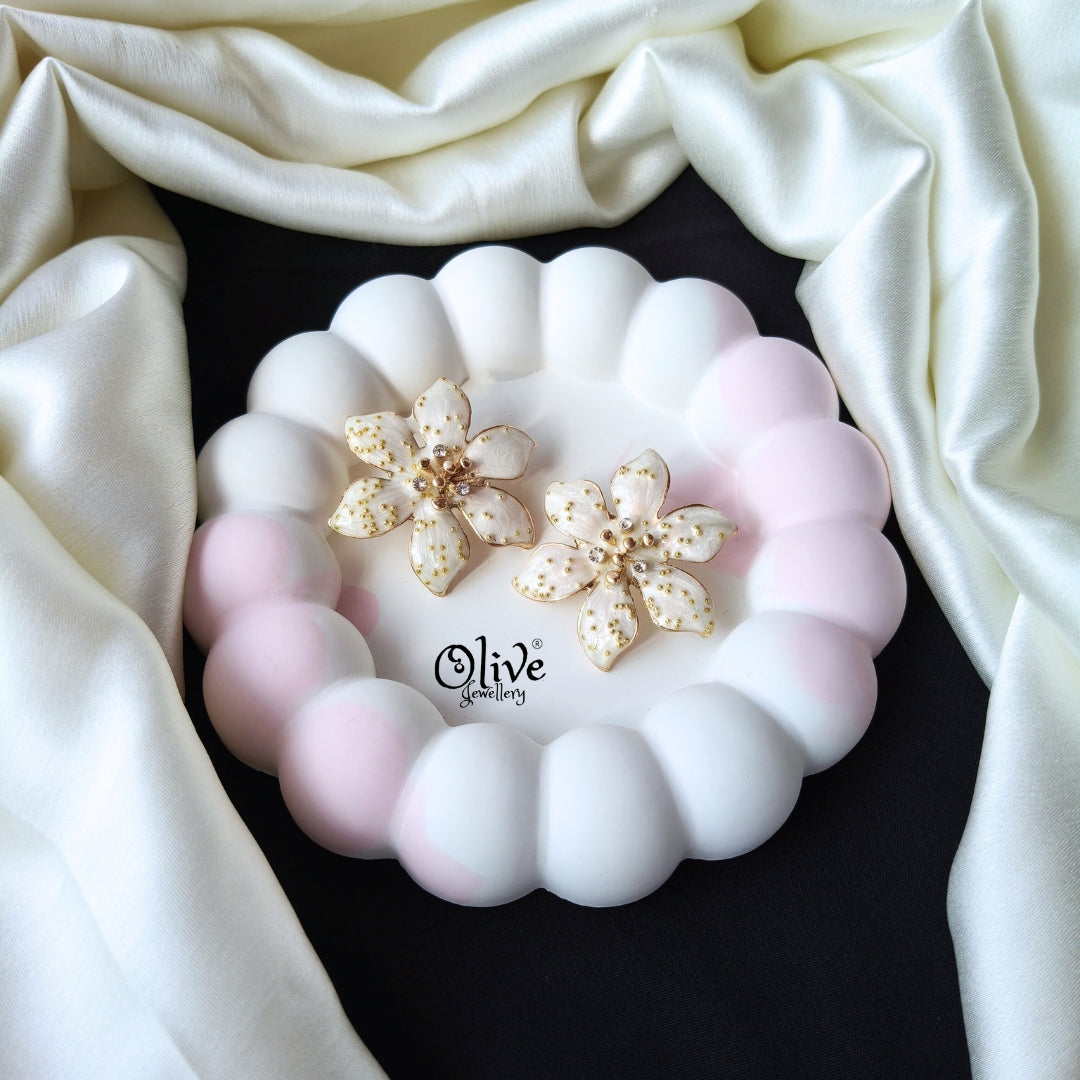 Enamel Earrings -1254