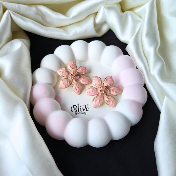 Enamel Earrings -1254