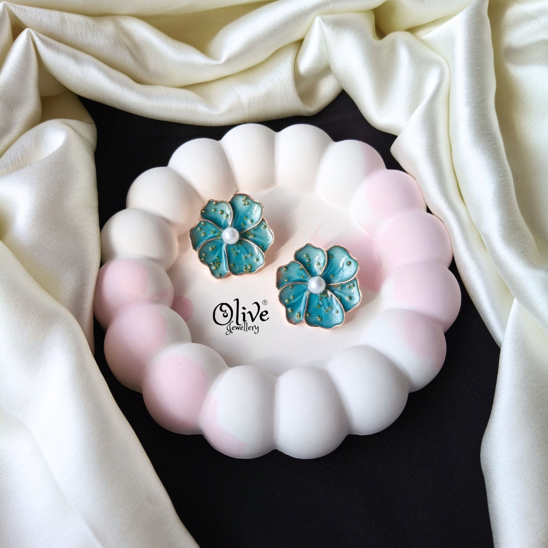 Enamel Earrings -1265