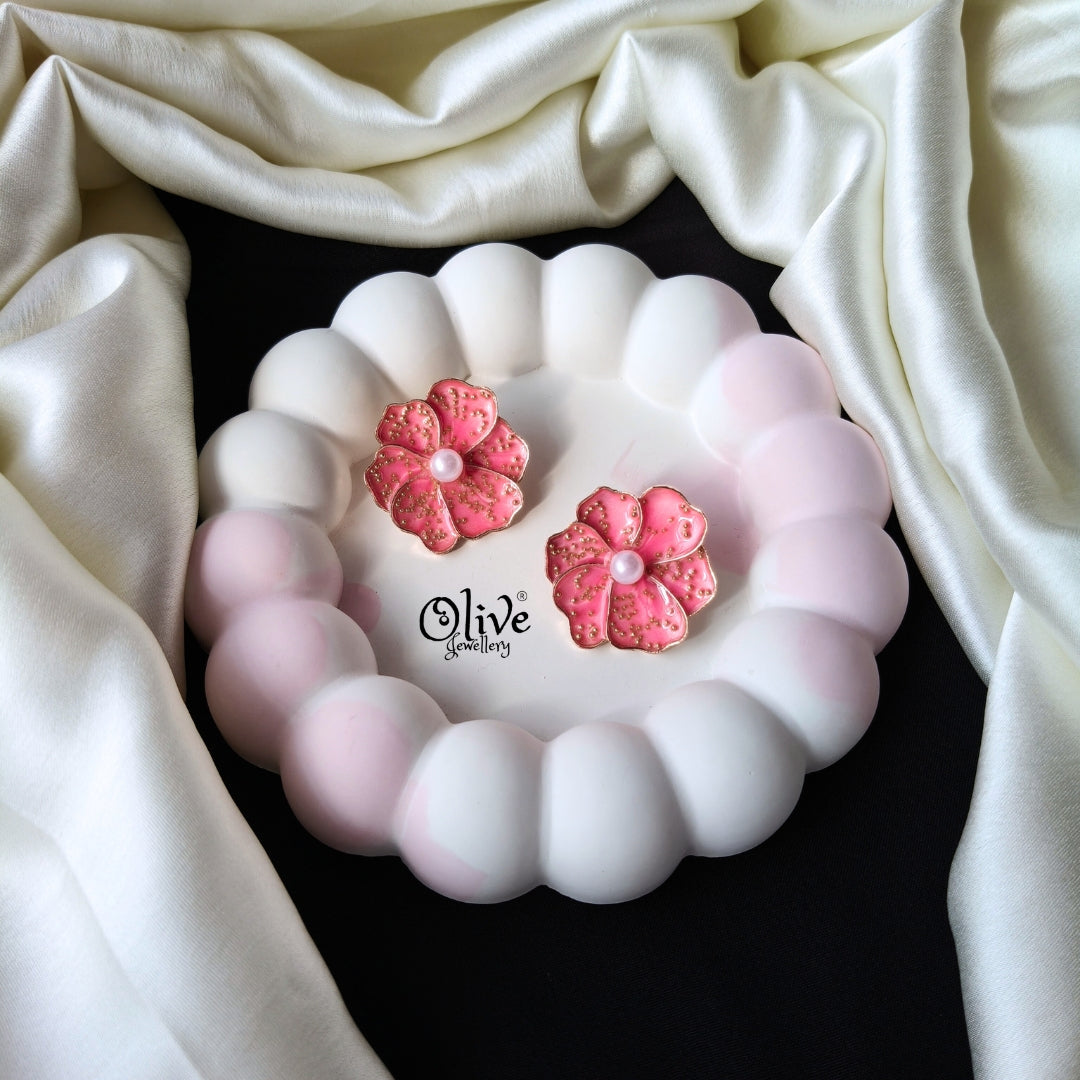 Enamel Earrings -1265