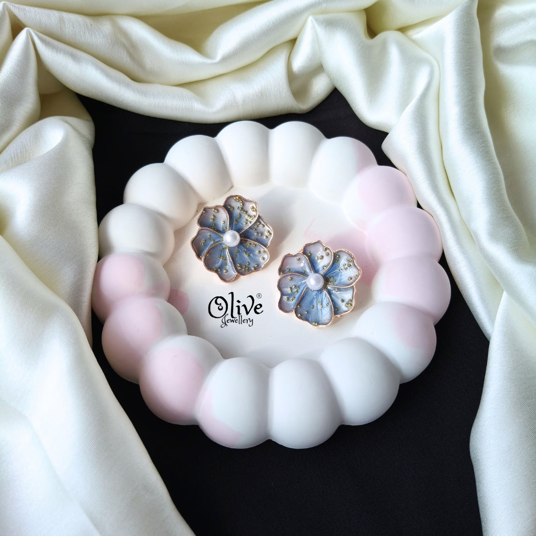 Enamel Earrings -1265