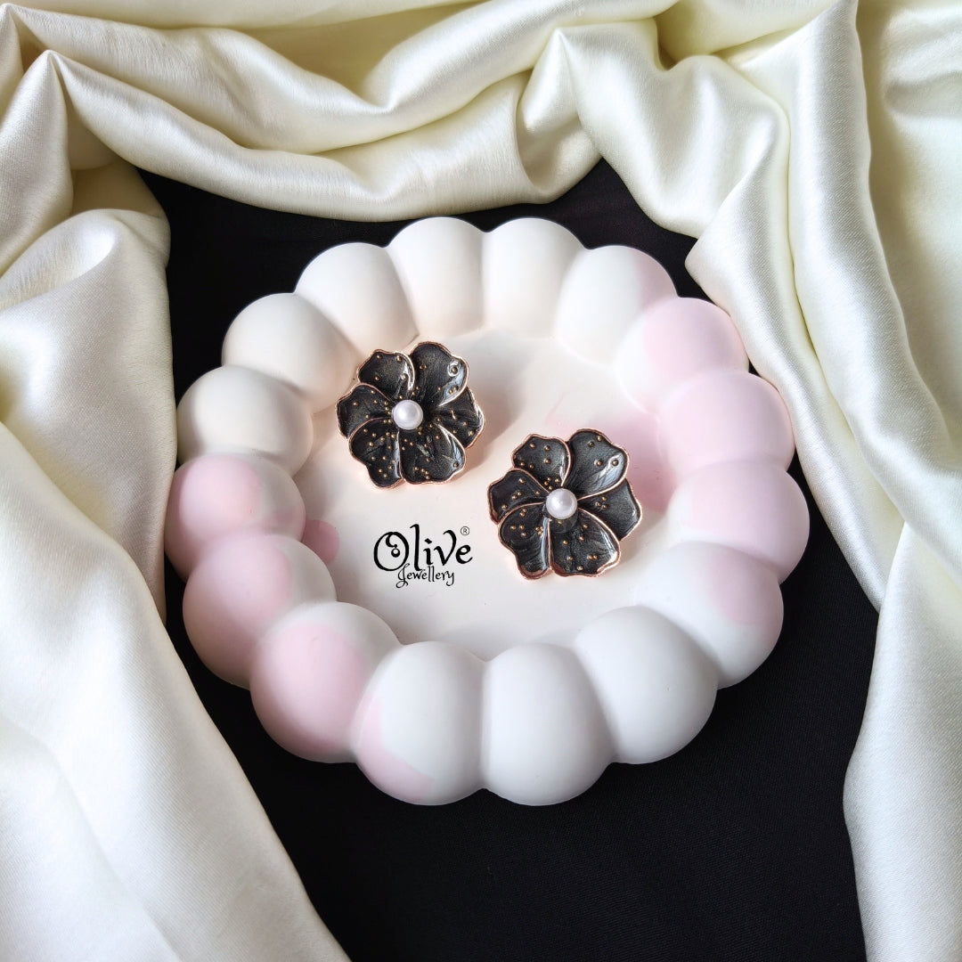 Enamel Earrings -1265