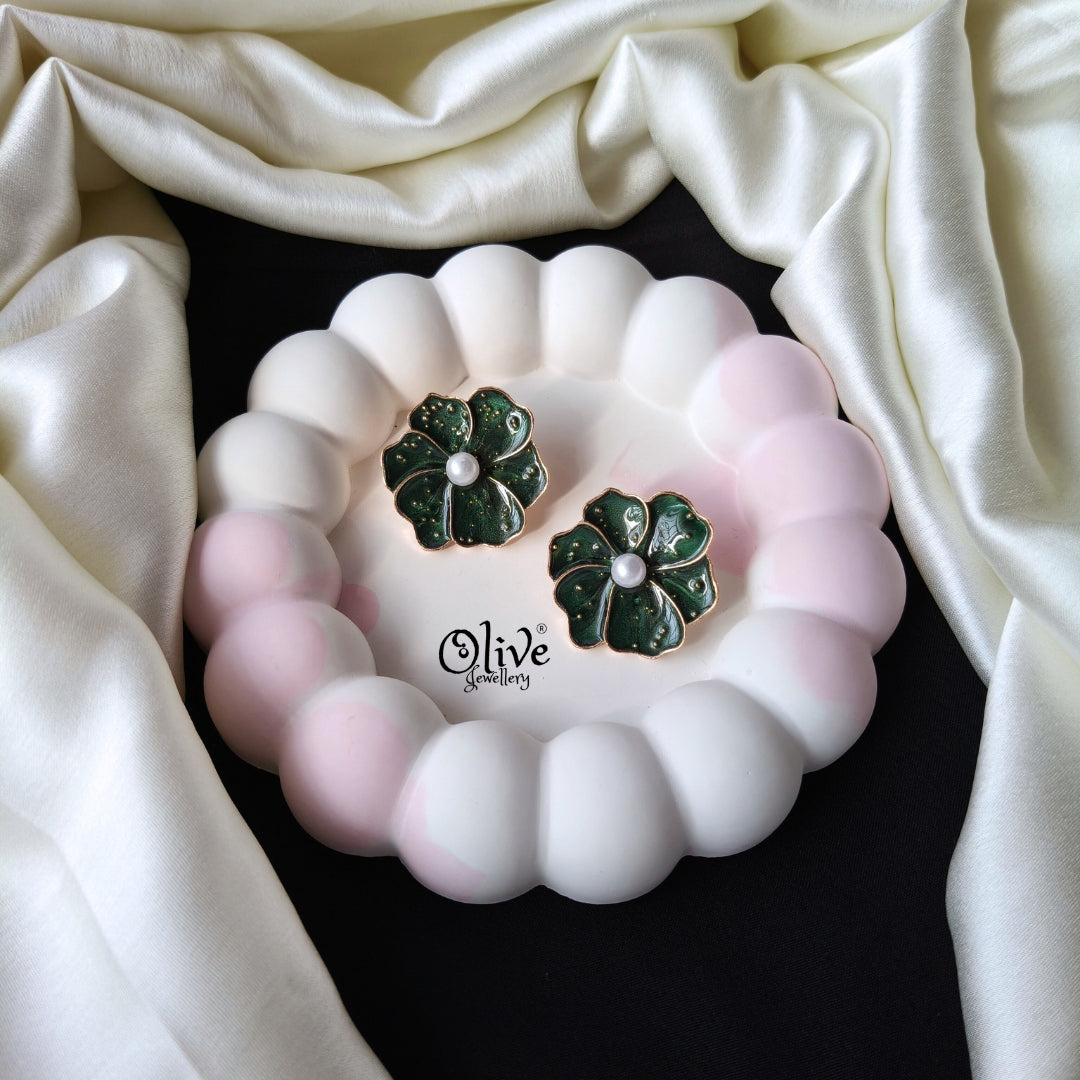 Enamel Earrings -1265