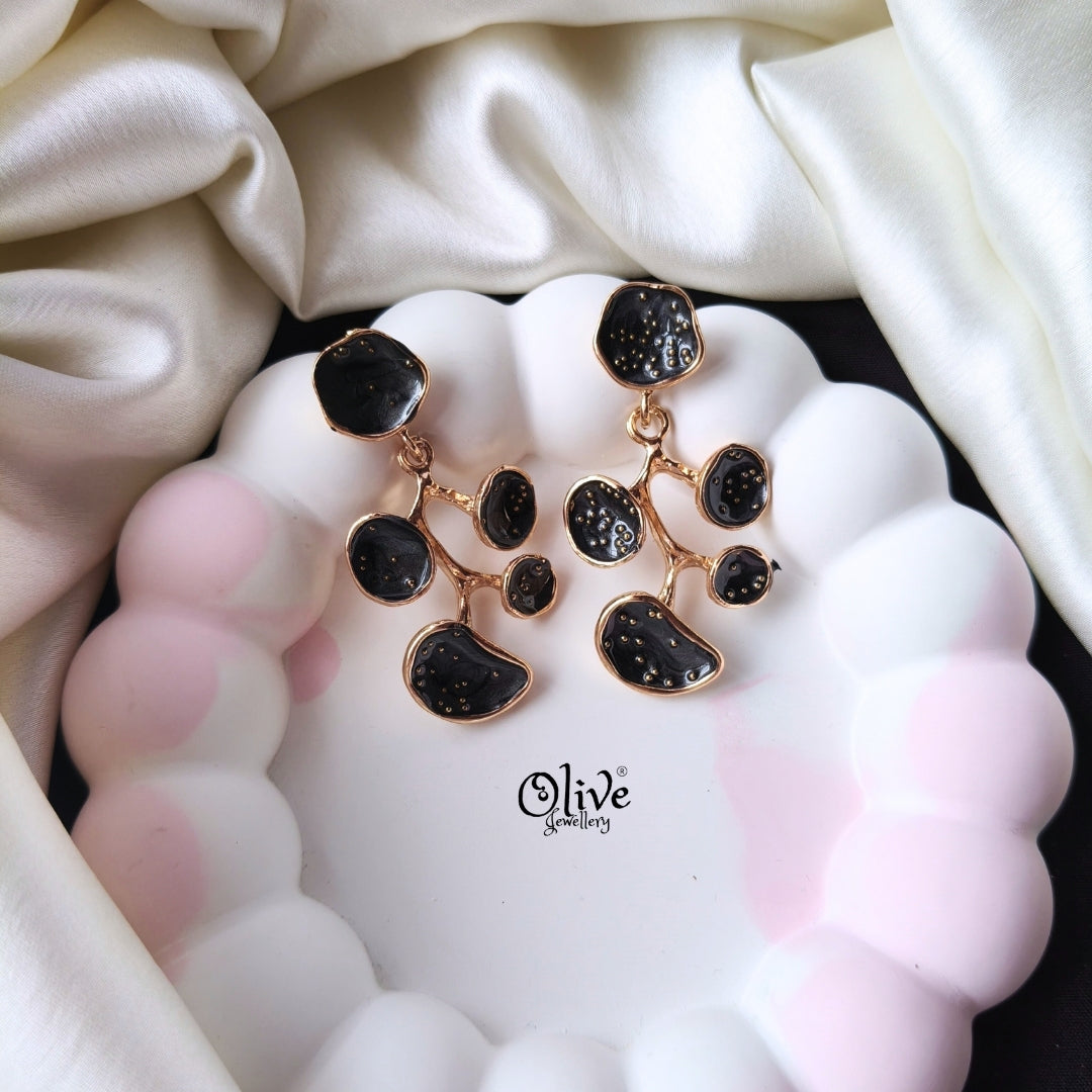 Enamel Earrings -1277