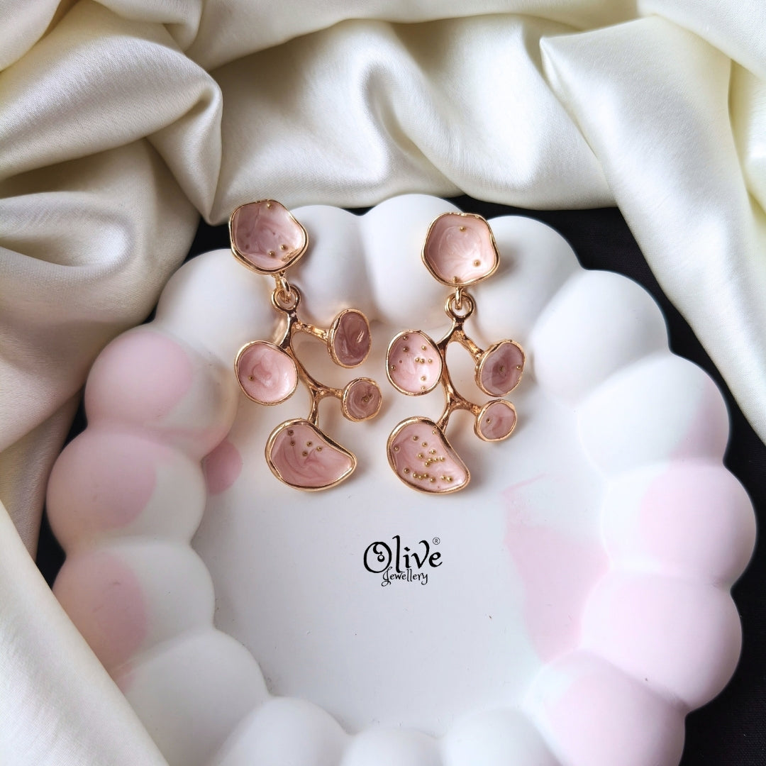 Enamel Earrings -1277