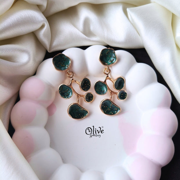 Enamel Earrings -1277