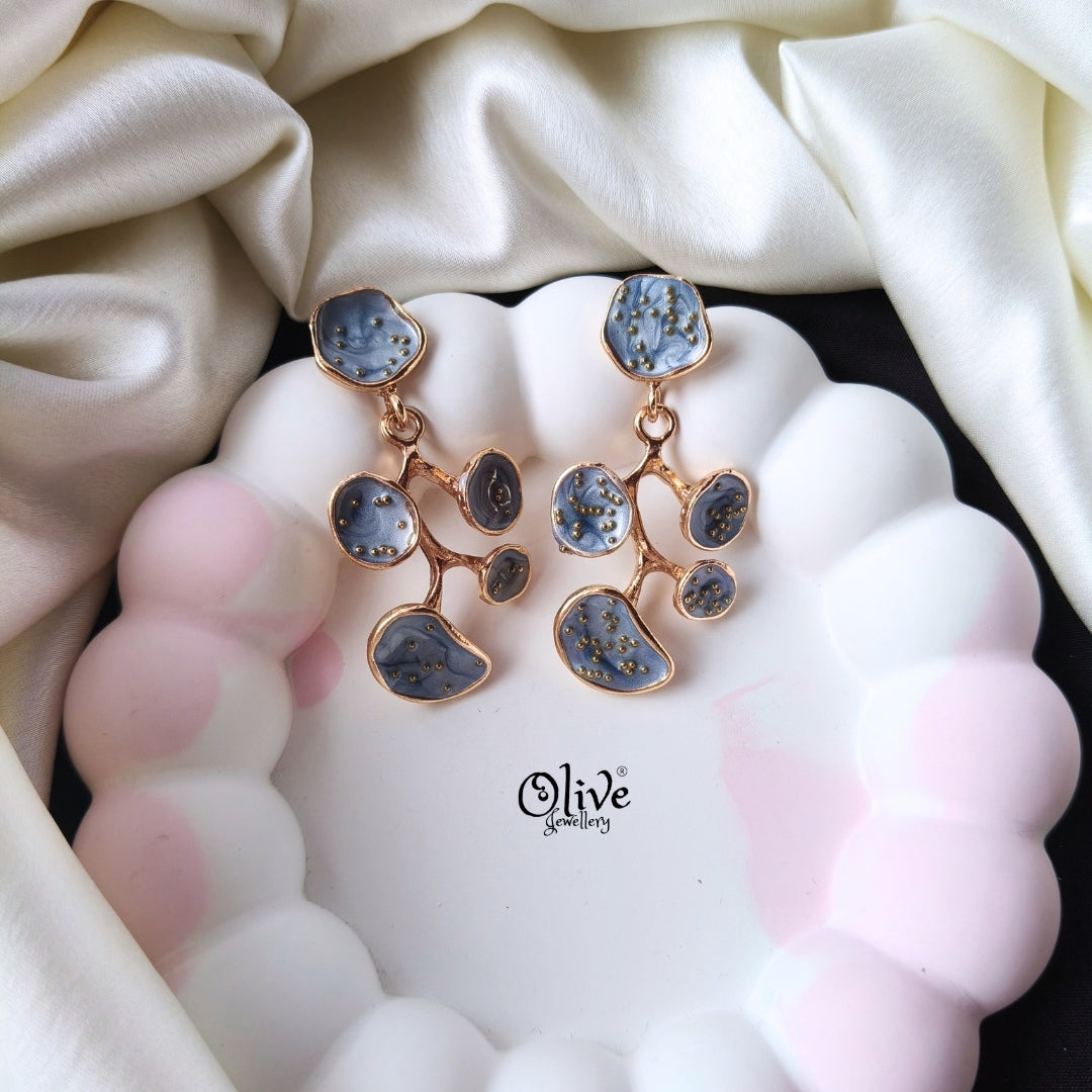 Enamel Earrings -1277