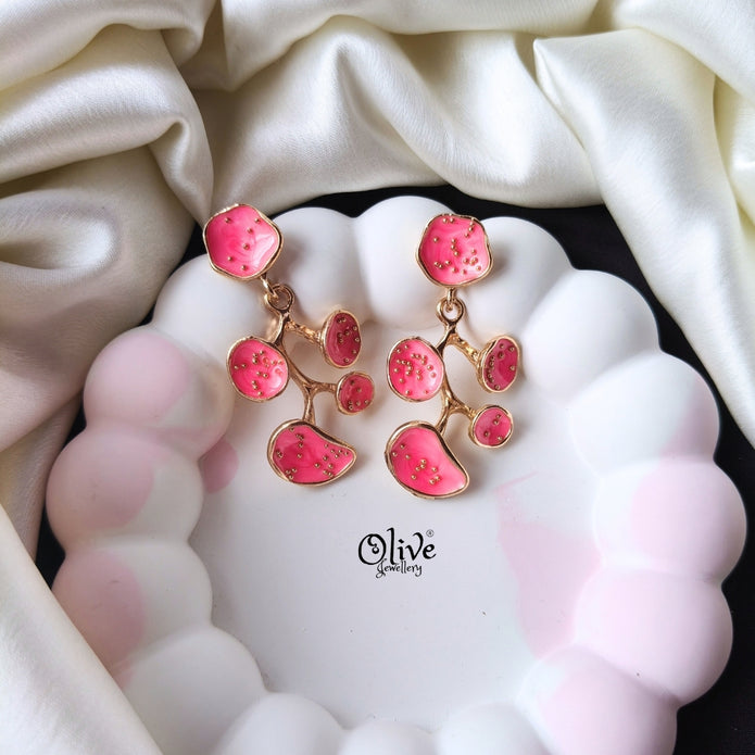 Enamel Earrings -1277
