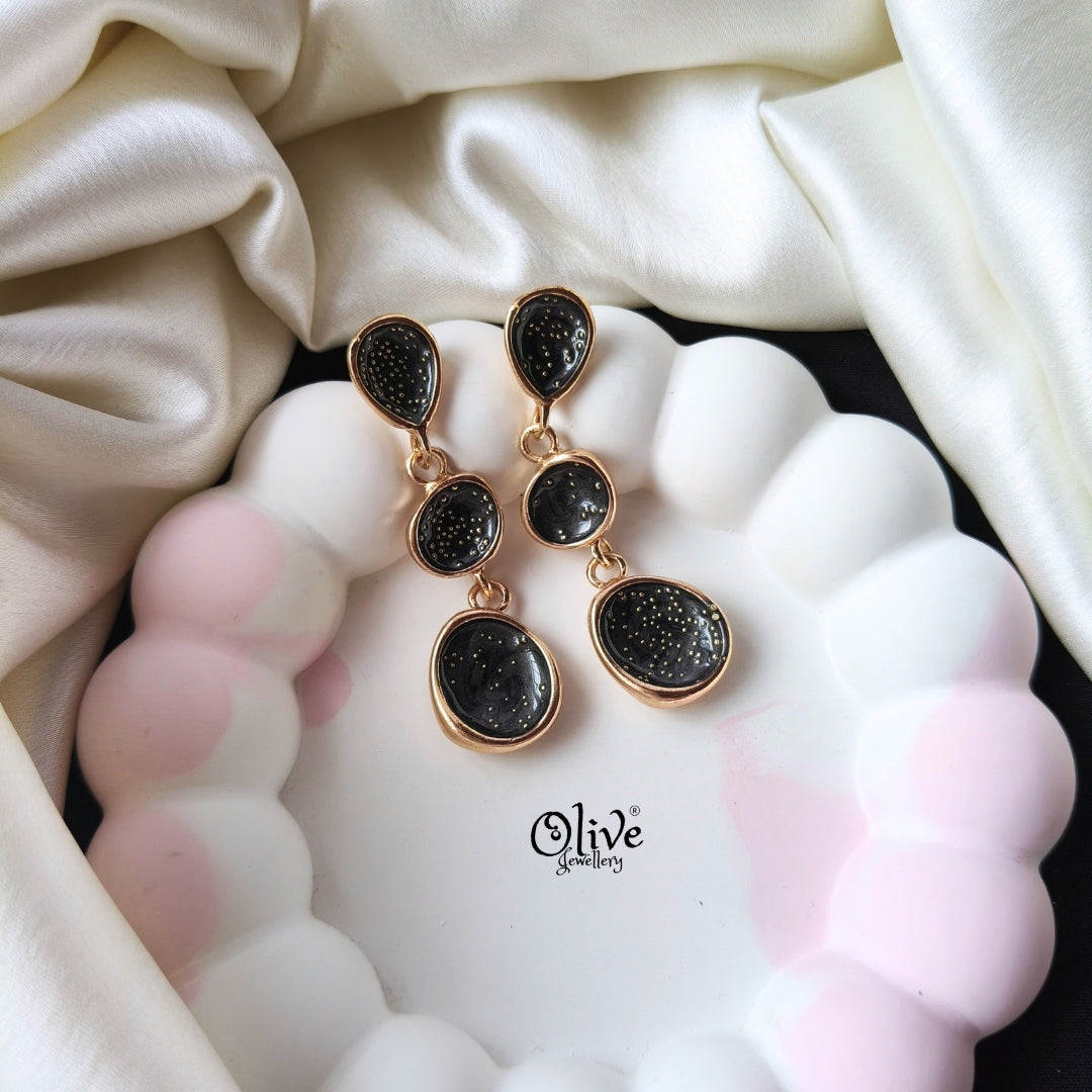 Enamel Earrings -1287