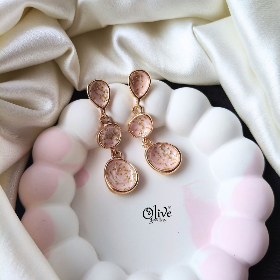 Enamel Earrings -1287