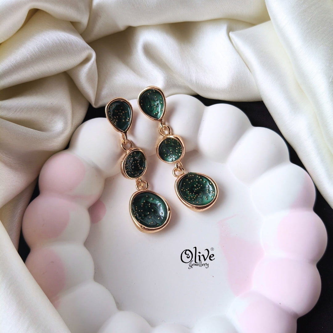 Enamel Earrings -1287