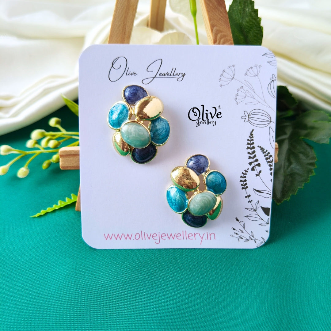 Enamel Earrings -1302