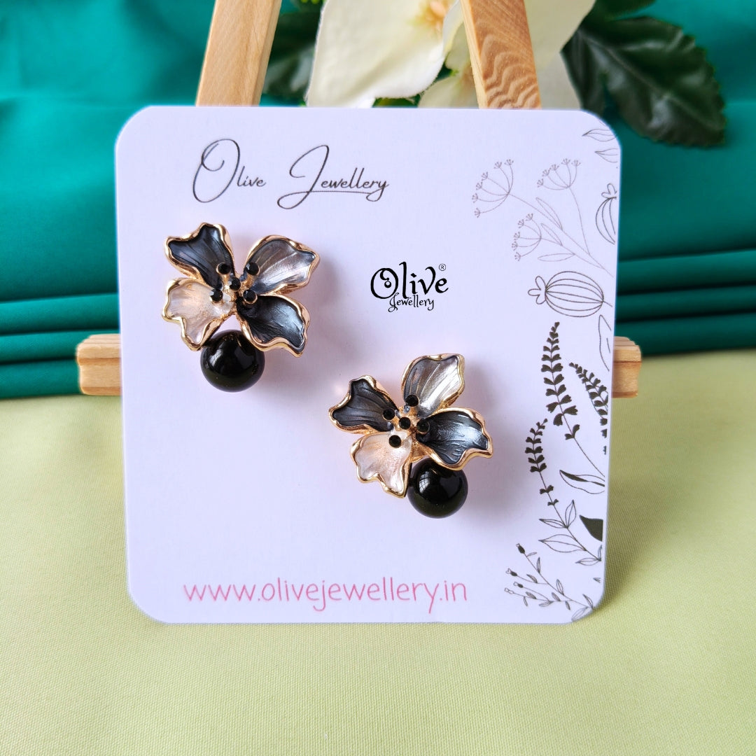 Enamel Earrings -1304